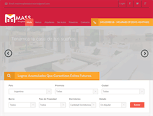 Tablet Screenshot of masspropiedades.net